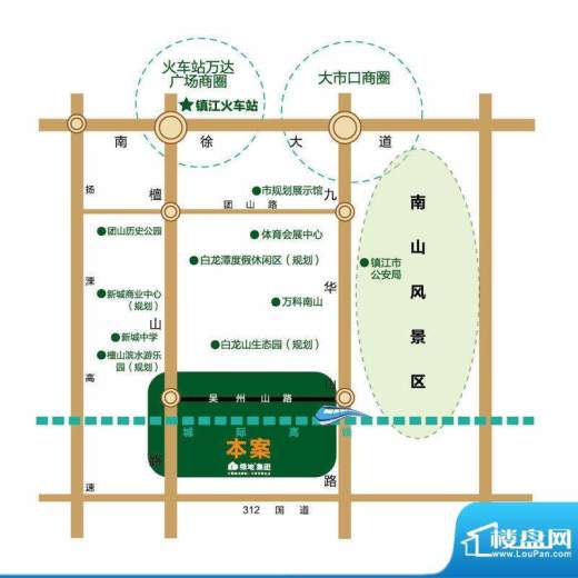 绿地中央广场交通图